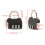 Mini Digit Combination Padlock Zinc Alloy Red 2