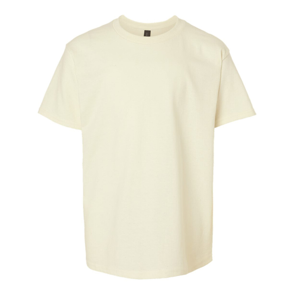 Gildan (Xl, Off White) Childrens/Kids Heavy Cotton T-Shirt
