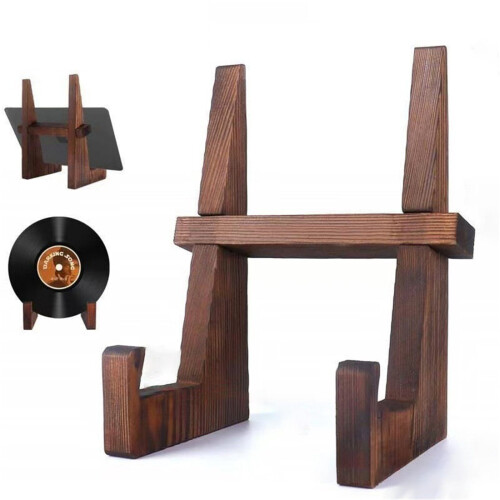 Wooden Plate Stand Solid Wood 1 Piece 2