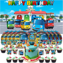 Tayo the Little Bus Birthday Party Supplies 12pcs