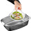 Stainless Steel Square Fish Steamer Pot with Rack 4