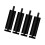Black Adjustable Sofa Feet 15cm 4 Pcs 5