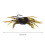 Crab-Shape Soft Silicone Fishing Lure with Barbed Hooks 6