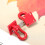 U-Shaped Tow Hook Trailer Chain Red 2-Pack 6