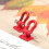 U-Shaped Tow Hook Trailer Chain Red 2-Pack 7