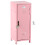 Mini rustproof metal locker with lock and key, desktop 1