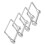 BESTONZON Locking Hitch Pin Heavy Duty Silver 4 Pack 1