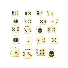 Games Workshop Warhammer Dice (20x 6-Sided Ivory Coloured) 65-36