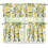 Tropical Lemon Kitchen Curtains and Valance Set 3-Piece 1