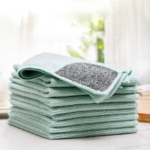 Fine Fiber Cleaning Cloth for Glass and Kitchen Use 4-Pack