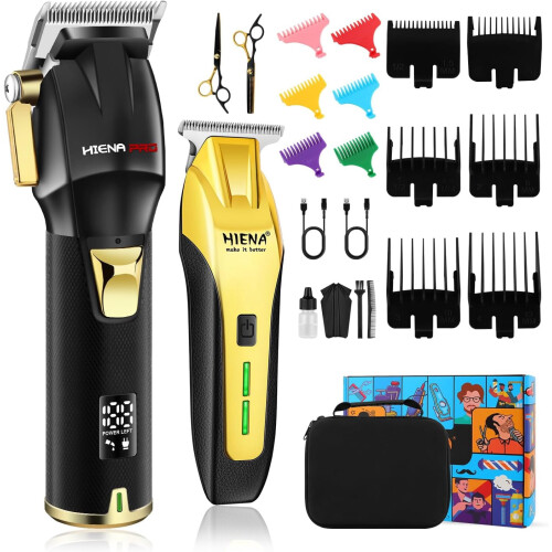 Professional Barber Kit for Men Rechargeable Cordless