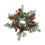 Artificial Christmas Candle Ring with Cedar Pine Red 2