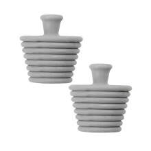 Silicone Bathtub Stopper with Suction Cup 2 pcs