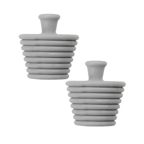Silicone Bathtub Stopper with Suction Cup 2 pcs