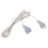 Clear Extension Cord for Christmas Lights 10ft 2 Pack 1