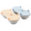 BE-TOOL Double Microwave Egg Poacher with Drain Bowl Orange 3