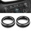Volume CD Switch Knob Ring Cap Cover Trim Black for Jeep 1