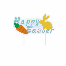 Easter Cake Toppers Paper Dessert Inserts 12 pcs