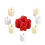White LED Candle Lights Battery Operated Flickering 3