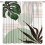 Mid-Century Leaf Curtains Abstract Green Plant Design 1