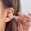 Butterfly Clip-On Earbuds Accessory with Rhinestones 8