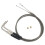 FEAMOS Motorcycle Throttle and Idle Cable Set 42 inch 4