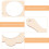 LEORX handheld mirror flower shape for home decoration 10 3
