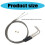 FEAMOS Motorcycle Throttle and Idle Cable Set 42 inch 7