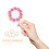 LEORX handheld mirror flower shape for home decoration 10 4