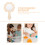 LEORX handheld mirror flower shape for home decoration 10 5