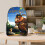 Gruffalo Pattern Transparent Backpack Lightweight 1 Pack 4