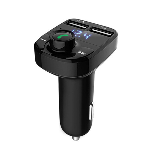 Wireless FM MP3 Car Kit with USB Charger and Bluetooth 4.8 2