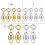 Magnetic Necklace Clasp Set 4 Pairs Chain Extender 2
