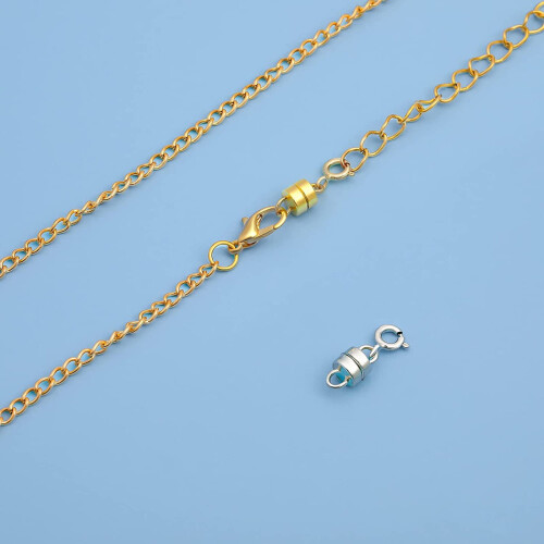 Magnetic Necklace Clasp Set 4 Pairs Chain Extender 2