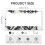 License Plate Frame Compass Design Aluminum 2 PCS 3