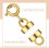 Magnetic Necklace Clasp Set 4 Pairs Chain Extender 4