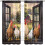 Rooster Kitchen Curtains Farmhouse Chicken Pattern Blackout 2