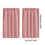 Pink Short Curtains Rod Pocket 30x36 Inch 2 Pack 3