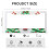 Christmas Tree Cookie License Plate Frame Aluminum 2 Pack 3