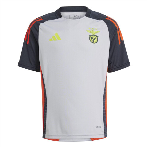 Adidas (11-12 Years, Light Grey Solid) Adidas Childrens/Kids SL Benfica Training Jersey