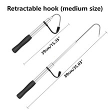 Stainless Steel Telescopic Fishing Gaff Hook for Saltwater