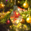 LED Light Bulb Ornament with Purple Hydrangea Glass Decor 4