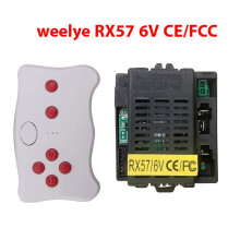 Toy Car Remote Control and Receiver for Welye RX57 6V 12V