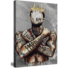 African American Wall Decor Motivational Black Art Poster