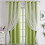 Green Blackout Curtains Polyester 100x130cm Grommet Top 1