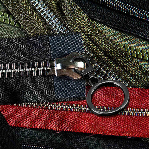 Metal Zipper Pull Replacement Black Detachable Slider 1