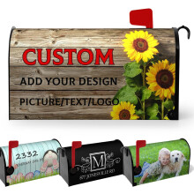 Magnetic Mailbox Cover Waterproof 25.5x21 inch Custom Photo