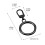 Metal Zipper Pull Replacement Black Detachable Slider 3