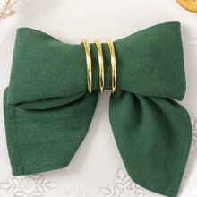 Dark Green Cotton Napkins 30x30cm 8-Pack