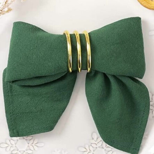Dark Green Cotton Napkins 30x30cm 8-Pack